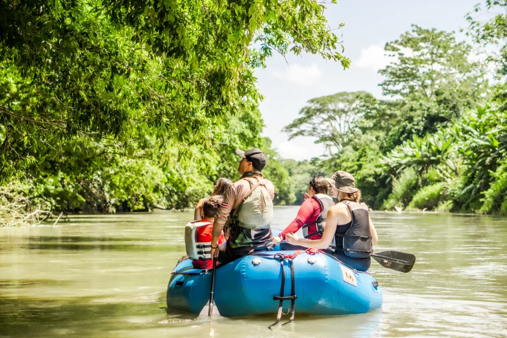 Safari float on Peñas Blancas River